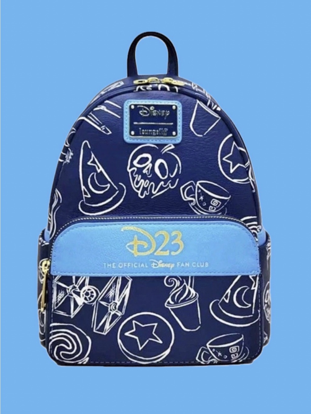 Disney Employee Center DEC D23 Gold Member Exclusive Loungefly Mini Backpack